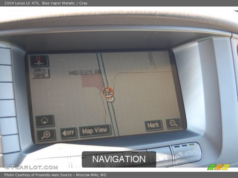 Blue Vapor Metallic / Gray 2004 Lexus LX 470