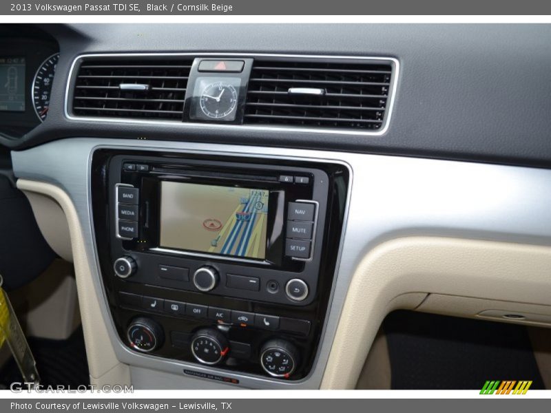 Black / Cornsilk Beige 2013 Volkswagen Passat TDI SE
