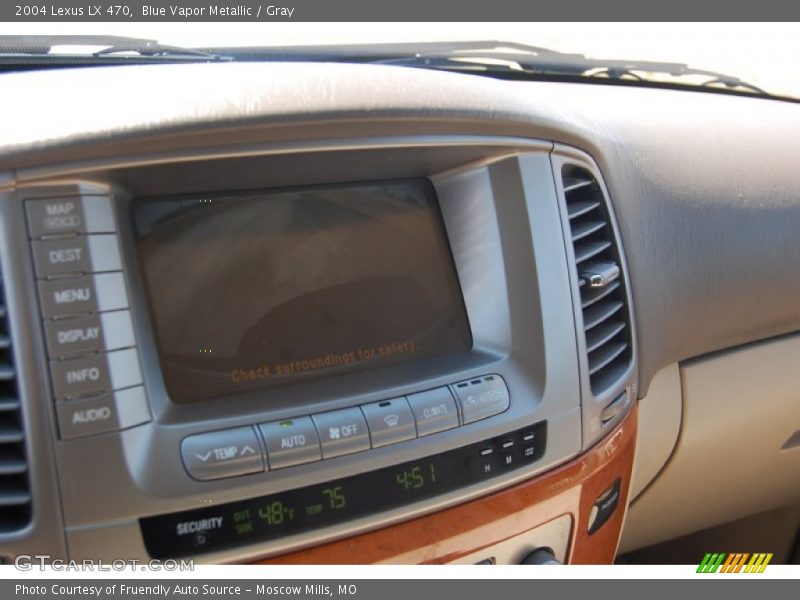Blue Vapor Metallic / Gray 2004 Lexus LX 470
