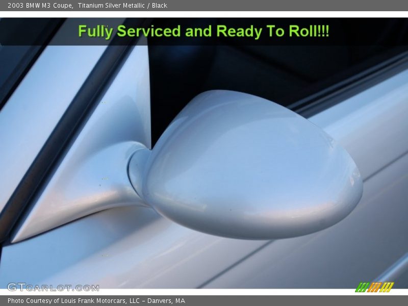 Titanium Silver Metallic / Black 2003 BMW M3 Coupe