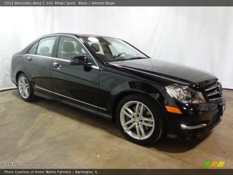 Black / Almond Beige 2013 Mercedes-Benz C 300 4Matic Sport