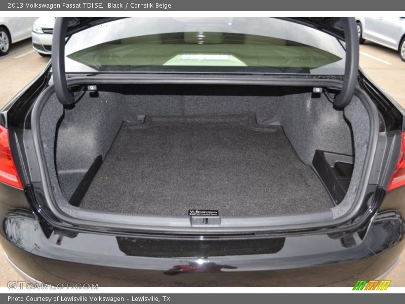 Black / Cornsilk Beige 2013 Volkswagen Passat TDI SE