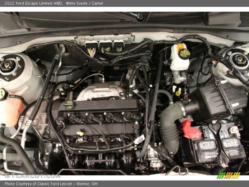 White Suede / Camel 2012 Ford Escape Limited 4WD