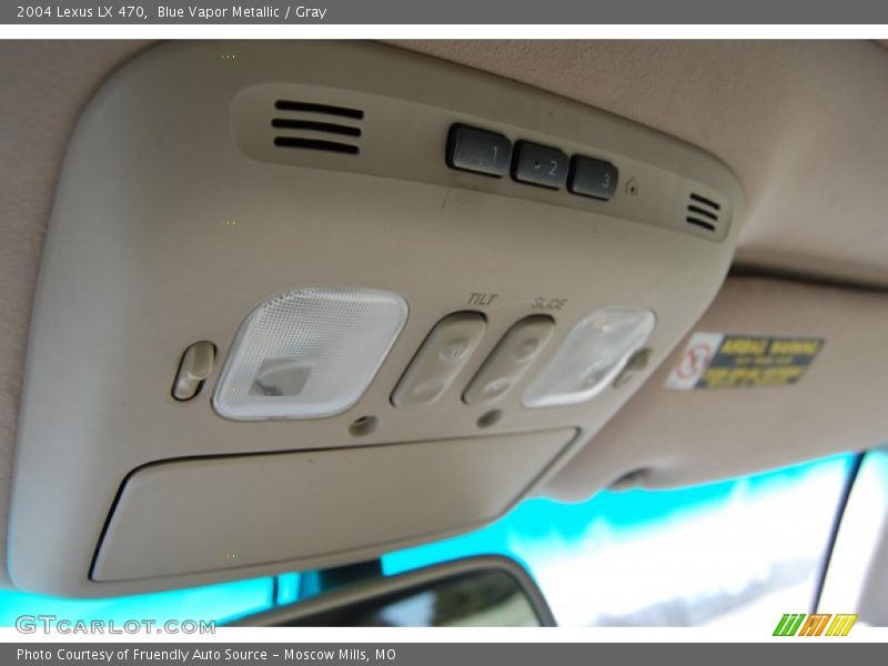 Blue Vapor Metallic / Gray 2004 Lexus LX 470