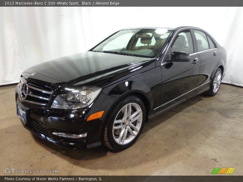 Black / Almond Beige 2013 Mercedes-Benz C 300 4Matic Sport