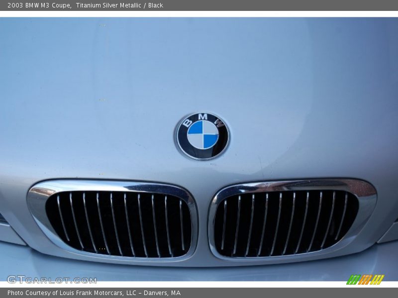 Titanium Silver Metallic / Black 2003 BMW M3 Coupe