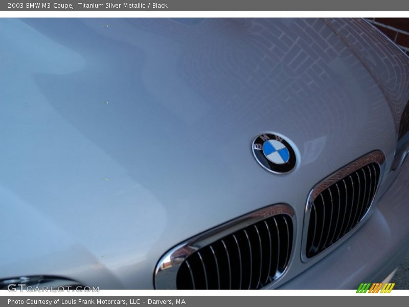 Titanium Silver Metallic / Black 2003 BMW M3 Coupe