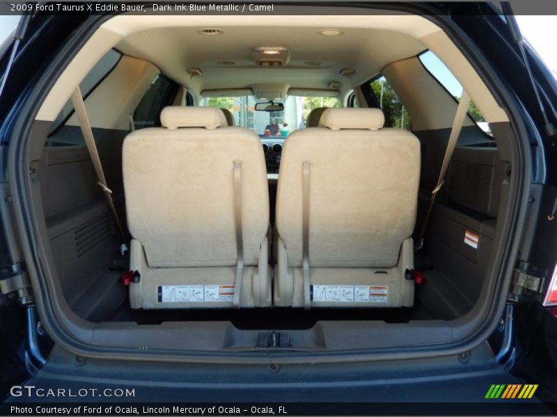 Dark Ink Blue Metallic / Camel 2009 Ford Taurus X Eddie Bauer