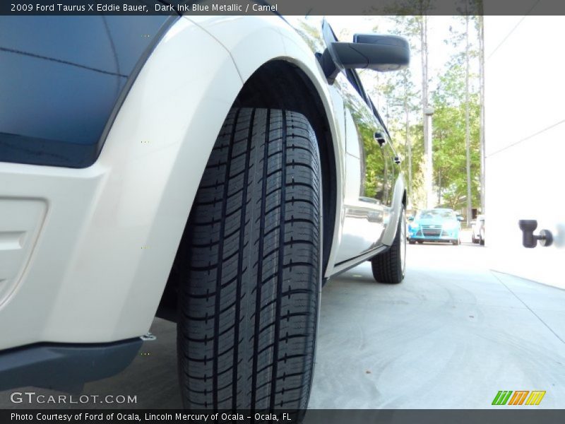 Dark Ink Blue Metallic / Camel 2009 Ford Taurus X Eddie Bauer