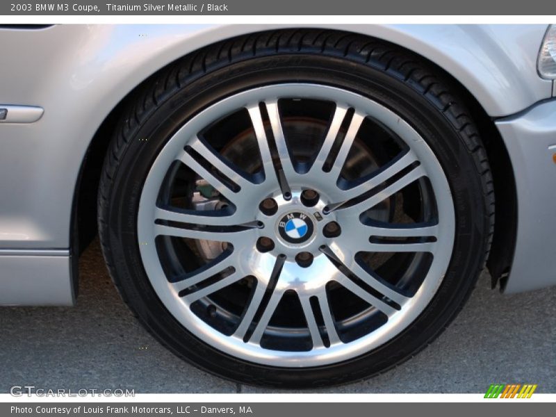 Titanium Silver Metallic / Black 2003 BMW M3 Coupe