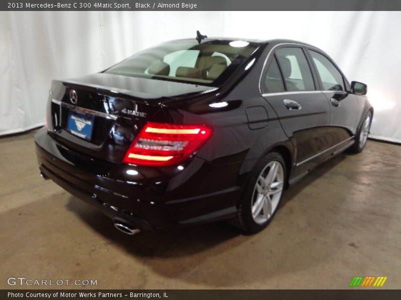 Black / Almond Beige 2013 Mercedes-Benz C 300 4Matic Sport