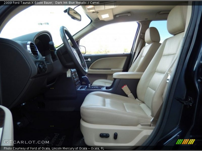 Front Seat of 2009 Taurus X Eddie Bauer