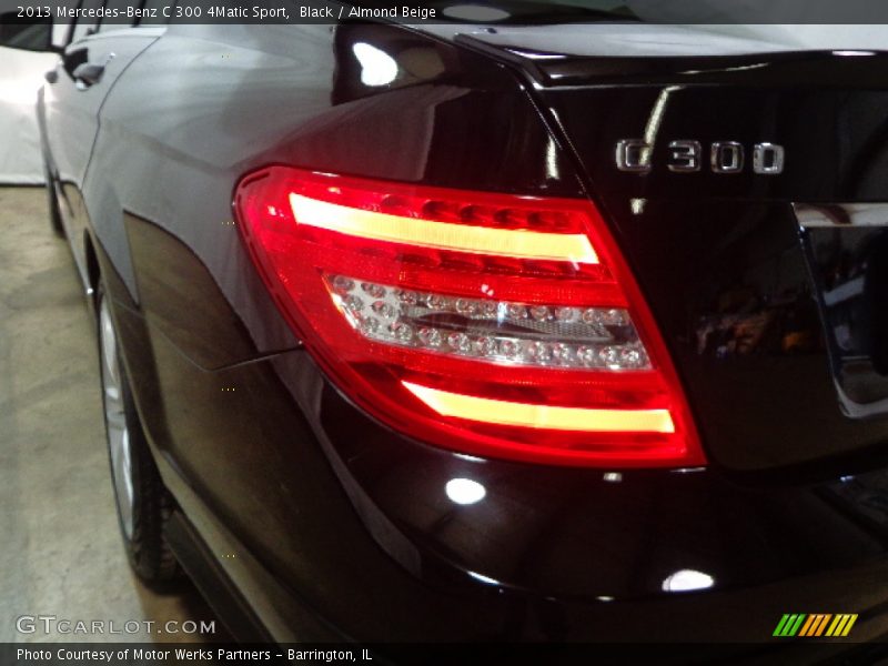 Black / Almond Beige 2013 Mercedes-Benz C 300 4Matic Sport