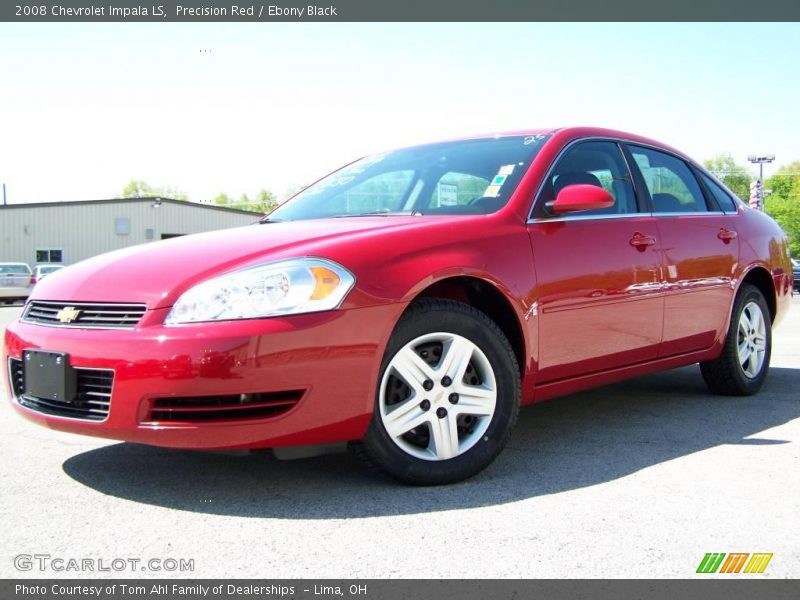 Precision Red / Ebony Black 2008 Chevrolet Impala LS