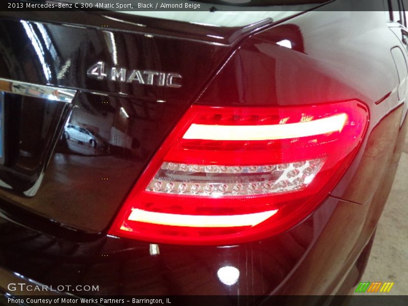 Black / Almond Beige 2013 Mercedes-Benz C 300 4Matic Sport