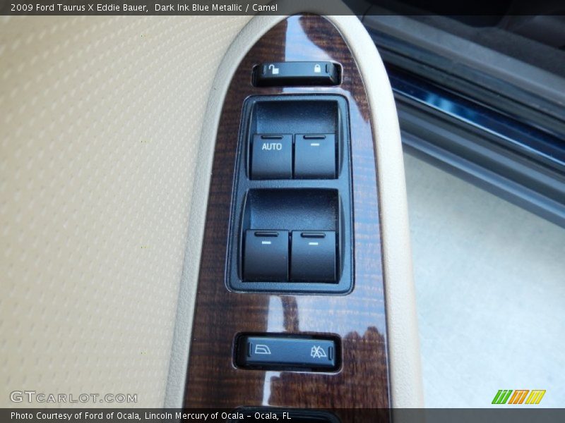 Dark Ink Blue Metallic / Camel 2009 Ford Taurus X Eddie Bauer