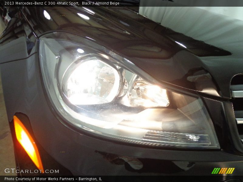 Black / Almond Beige 2013 Mercedes-Benz C 300 4Matic Sport