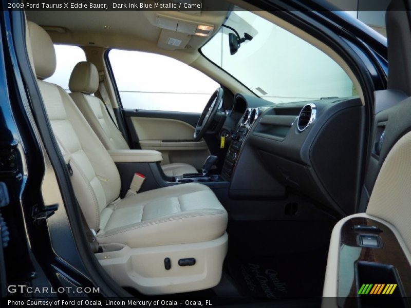 Dark Ink Blue Metallic / Camel 2009 Ford Taurus X Eddie Bauer