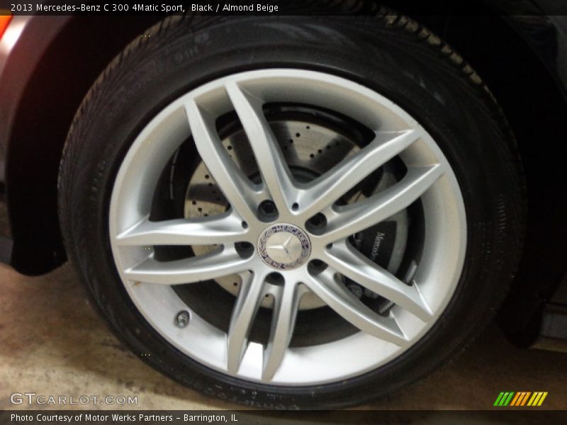 Black / Almond Beige 2013 Mercedes-Benz C 300 4Matic Sport