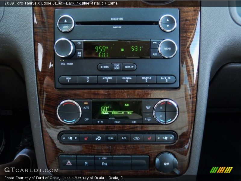 Controls of 2009 Taurus X Eddie Bauer