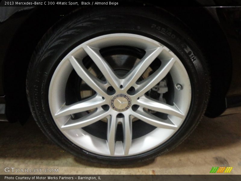 Black / Almond Beige 2013 Mercedes-Benz C 300 4Matic Sport