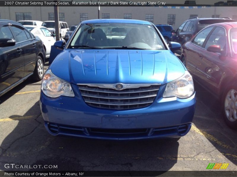 Marathon Blue Pearl / Dark Slate Gray/Light Slate Gray 2007 Chrysler Sebring Touring Sedan