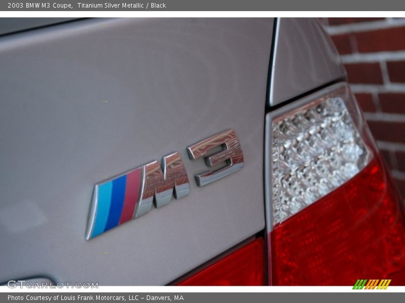 Titanium Silver Metallic / Black 2003 BMW M3 Coupe