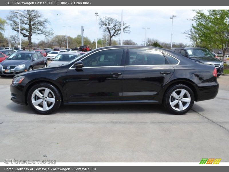 Black / Titan Black 2012 Volkswagen Passat TDI SE