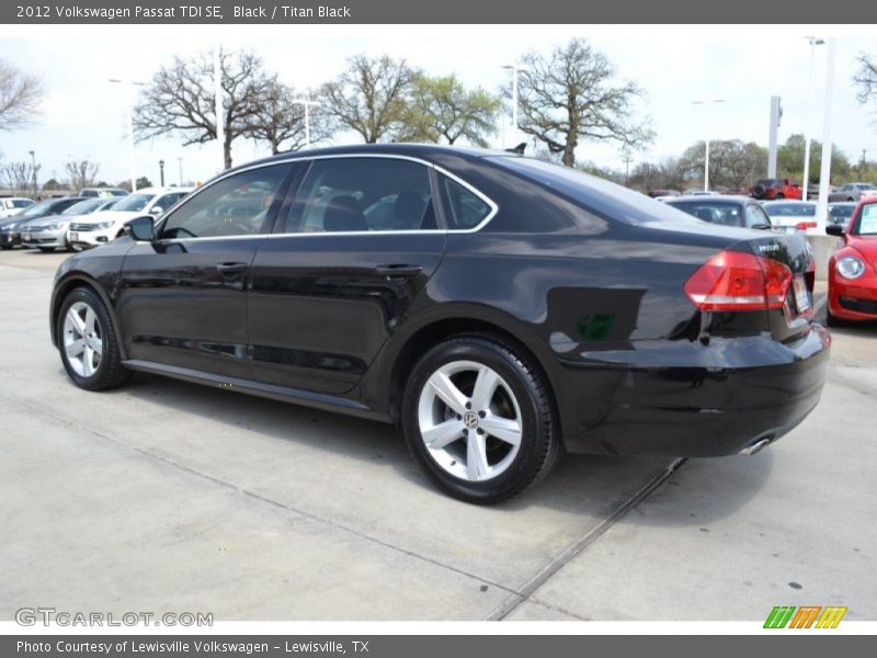 Black / Titan Black 2012 Volkswagen Passat TDI SE