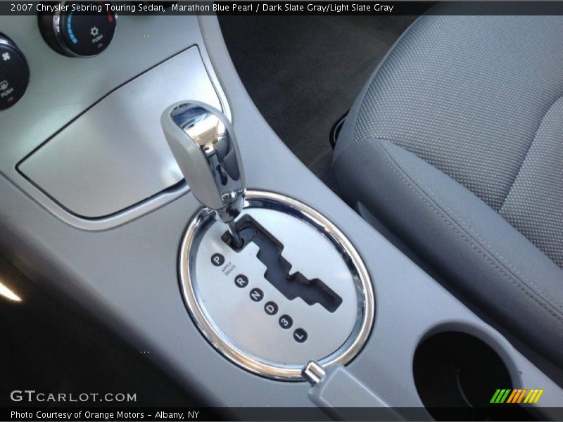 Marathon Blue Pearl / Dark Slate Gray/Light Slate Gray 2007 Chrysler Sebring Touring Sedan