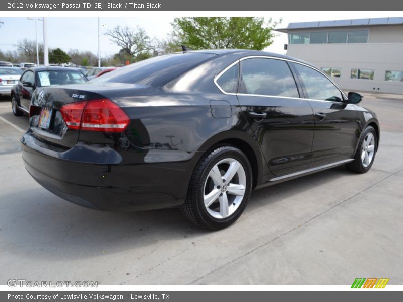 Black / Titan Black 2012 Volkswagen Passat TDI SE