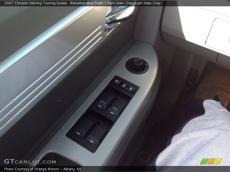 Marathon Blue Pearl / Dark Slate Gray/Light Slate Gray 2007 Chrysler Sebring Touring Sedan