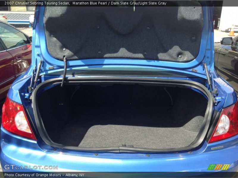 Marathon Blue Pearl / Dark Slate Gray/Light Slate Gray 2007 Chrysler Sebring Touring Sedan