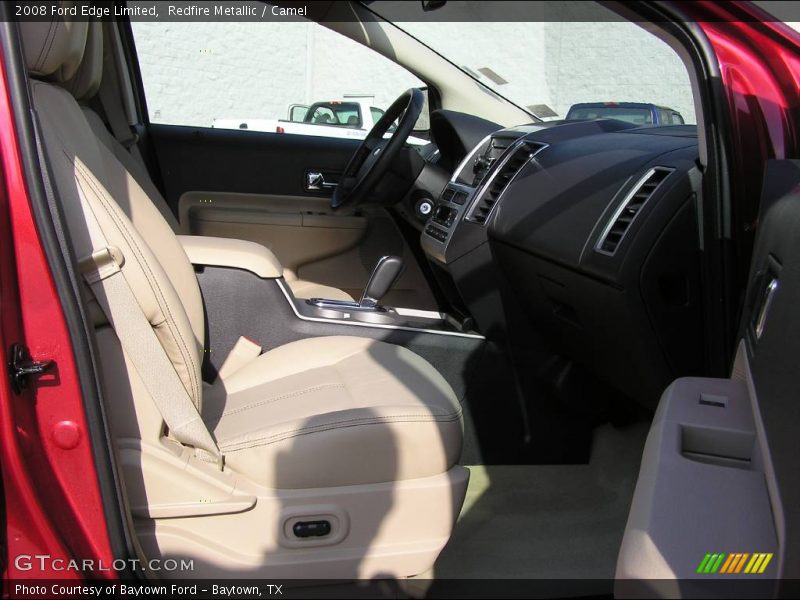 Redfire Metallic / Camel 2008 Ford Edge Limited