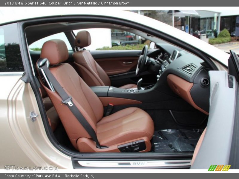 Front Seat of 2013 6 Series 640i Coupe