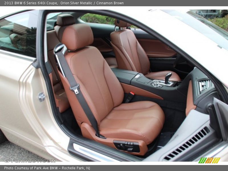 Front Seat of 2013 6 Series 640i Coupe