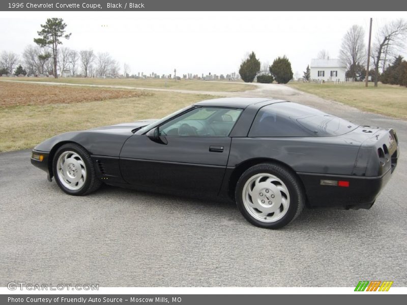 Black / Black 1996 Chevrolet Corvette Coupe