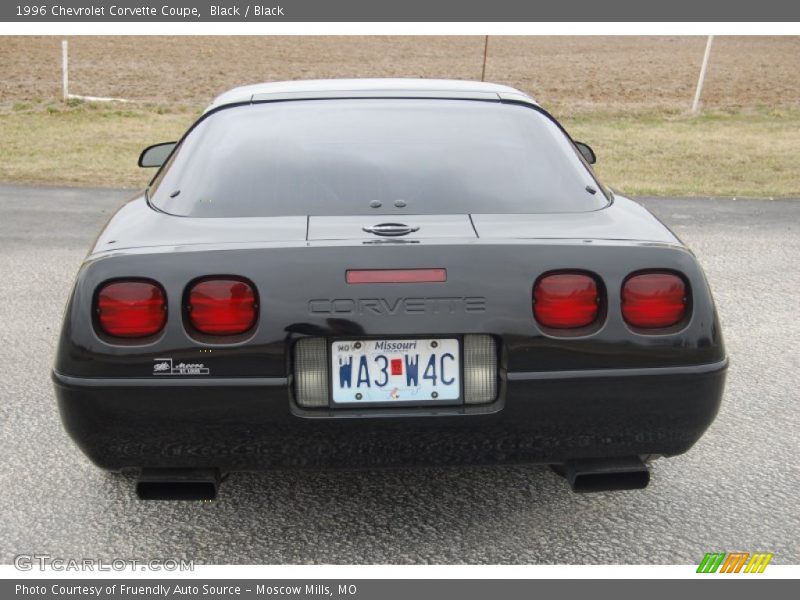 Black / Black 1996 Chevrolet Corvette Coupe