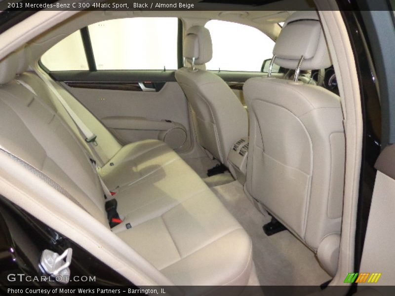 Black / Almond Beige 2013 Mercedes-Benz C 300 4Matic Sport