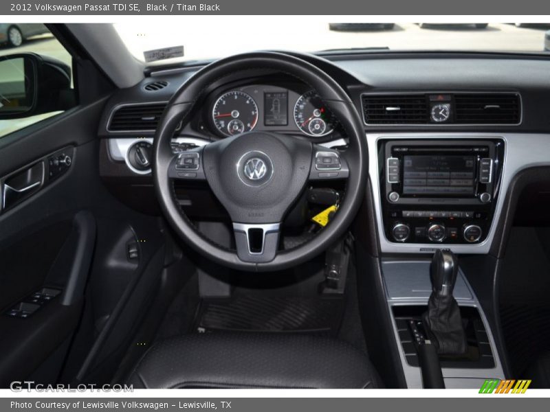 Black / Titan Black 2012 Volkswagen Passat TDI SE