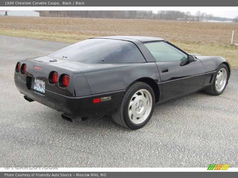 Black / Black 1996 Chevrolet Corvette Coupe