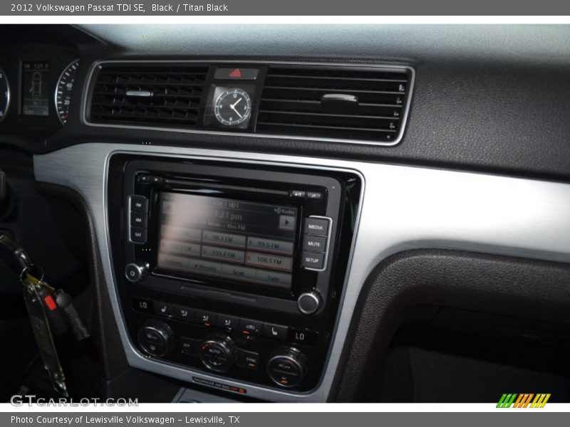 Black / Titan Black 2012 Volkswagen Passat TDI SE
