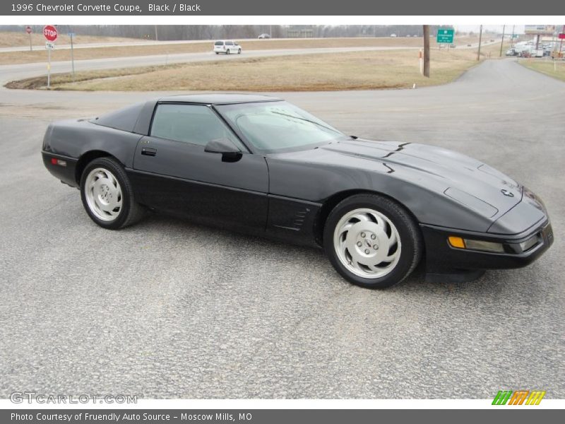 Black / Black 1996 Chevrolet Corvette Coupe