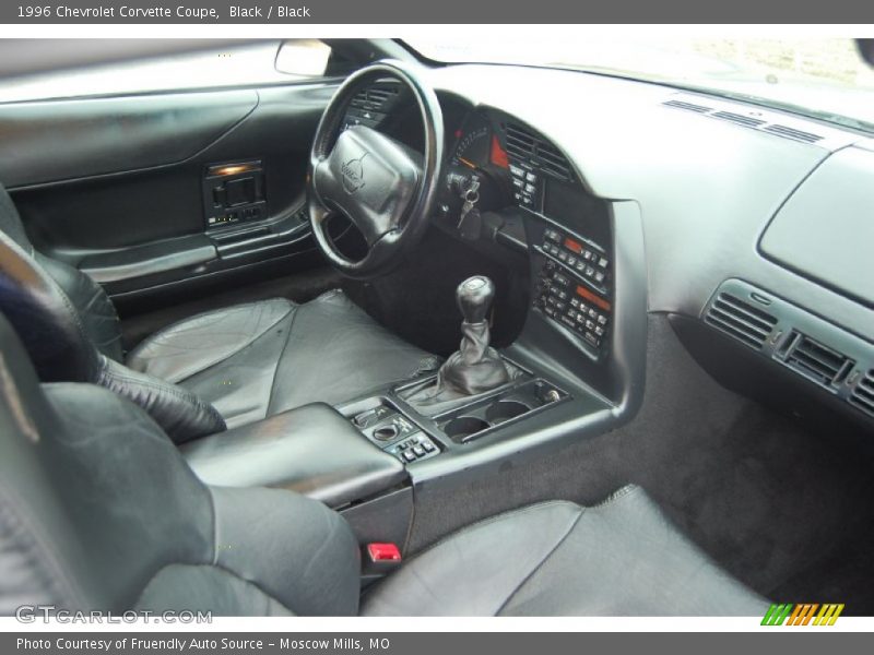 Black / Black 1996 Chevrolet Corvette Coupe