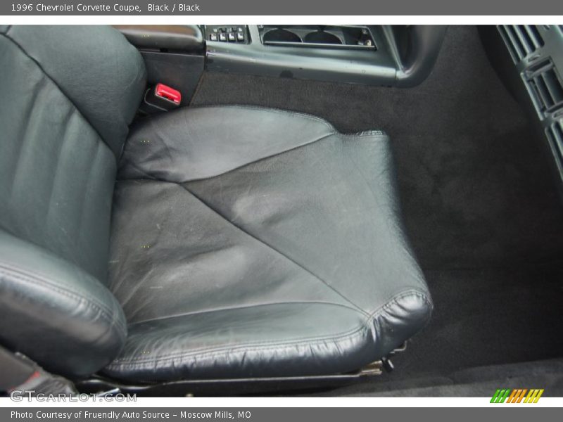 Black / Black 1996 Chevrolet Corvette Coupe