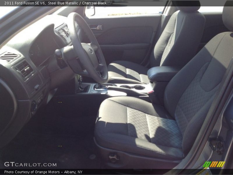 Steel Blue Metallic / Charcoal Black 2011 Ford Fusion SE V6
