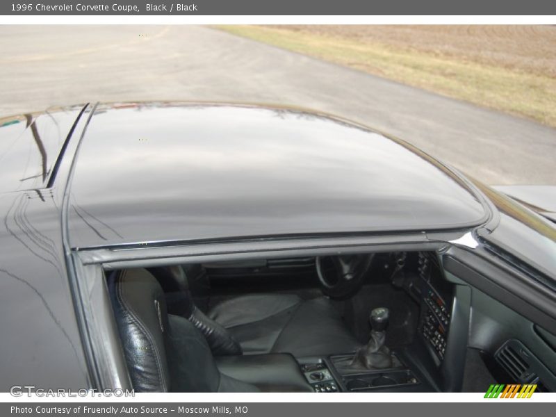 Black / Black 1996 Chevrolet Corvette Coupe