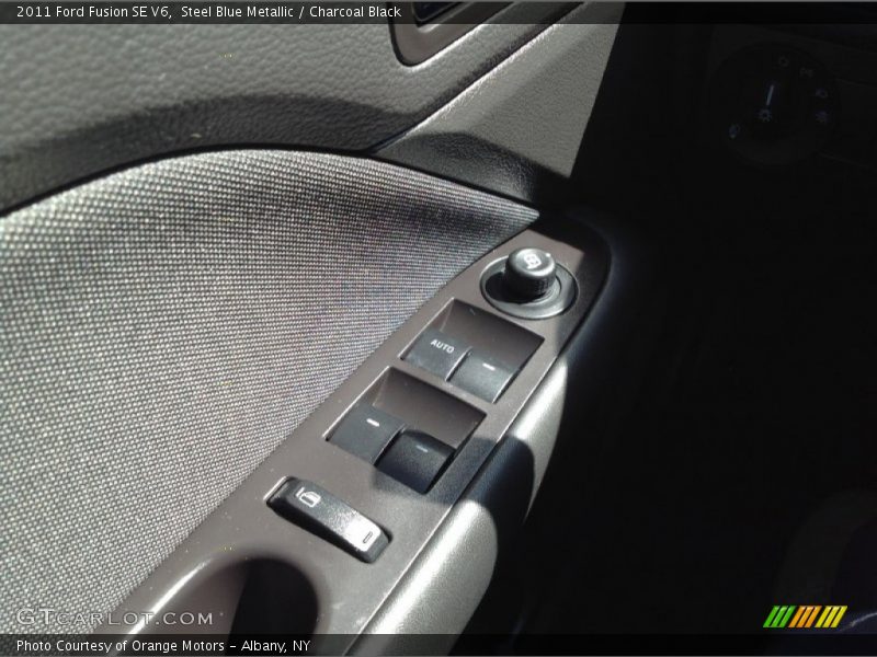 Steel Blue Metallic / Charcoal Black 2011 Ford Fusion SE V6
