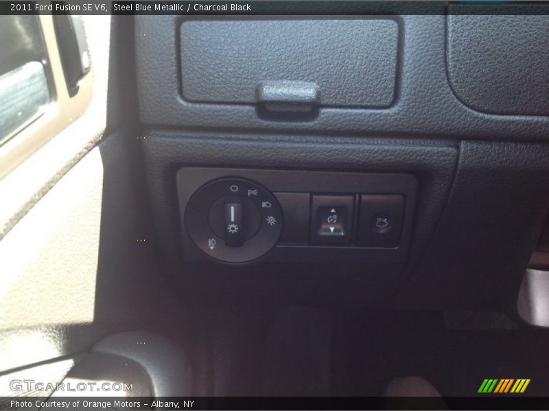 Steel Blue Metallic / Charcoal Black 2011 Ford Fusion SE V6