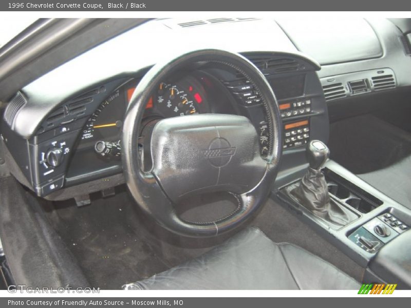 Black / Black 1996 Chevrolet Corvette Coupe